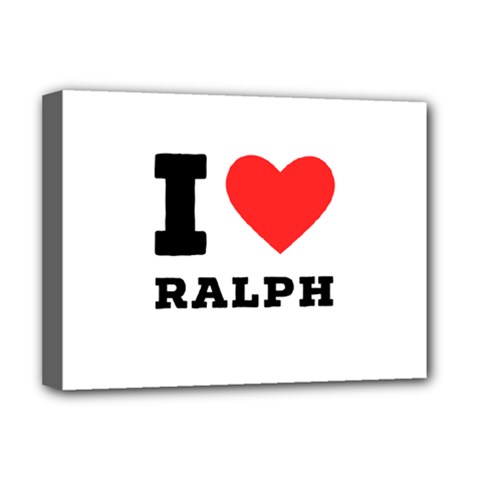 I Love Ralph Deluxe Canvas 16  X 12  (stretched)  by ilovewhateva