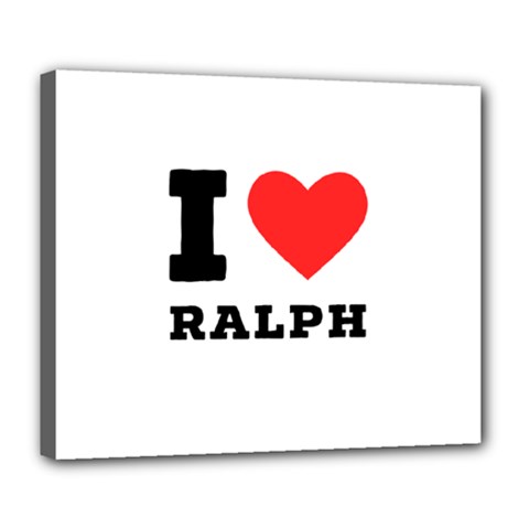 I Love Ralph Deluxe Canvas 24  X 20  (stretched) by ilovewhateva