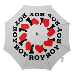 I Love Roy Hook Handle Umbrellas (large) by ilovewhateva