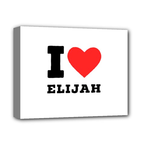 I Love Elijah Deluxe Canvas 14  X 11  (stretched) by ilovewhateva