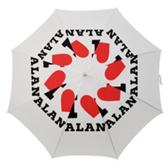 I Love Alan Straight Umbrellas by ilovewhateva