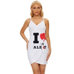 I Love Albert Wrap Tie Front Dress by ilovewhateva