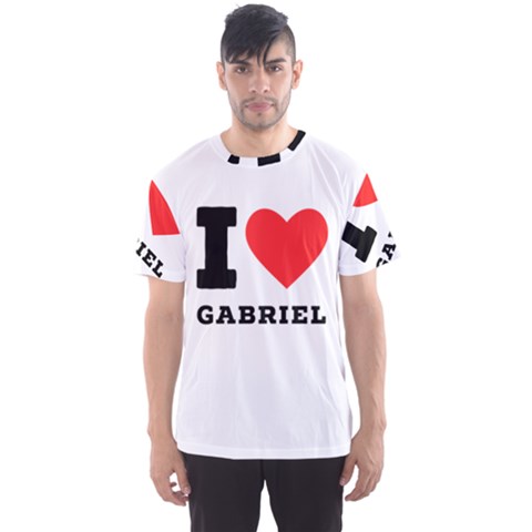 I Love Gabriel Men s Sport Mesh Tee by ilovewhateva