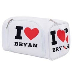 I Love Bryan Toiletries Pouch by ilovewhateva