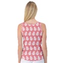 Coral And White Lady Bug Pattern Women s Basketball Tank Top View2