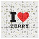 I love terry  Wooden Puzzle Square View1