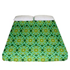 Leaf - 03 Fitted Sheet (queen Size) by nateshop