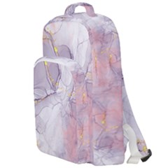 Liquid Marble Double Compartment Backpack by BlackRoseStore