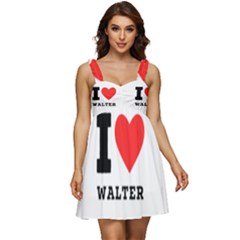 I Love Walter Ruffle Strap Babydoll Chiffon Dress by ilovewhateva