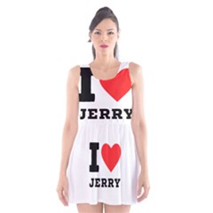 I Love Jerry Scoop Neck Skater Dress by ilovewhateva