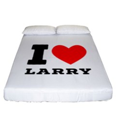 I Love Larry Fitted Sheet (california King Size) by ilovewhateva