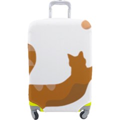 Animal Cat Pet Feline Mammal Luggage Cover (large) by Semog4