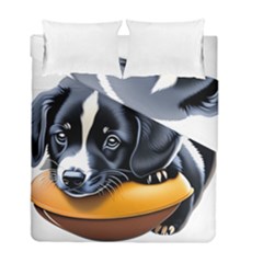 Dog Animal Cute Pet Puppy Pooch Duvet Cover Double Side (full/ Double Size) by Semog4