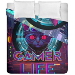 Gamer Life Duvet Cover Double Side (california King Size) by minxprints