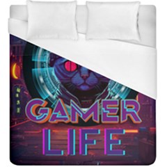 Gamer Life Duvet Cover (king Size) by minxprints