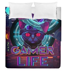 Gamer Life Duvet Cover Double Side (queen Size) by minxprints