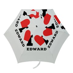 I Love Edward Mini Folding Umbrellas by ilovewhateva