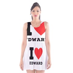 I Love Edward Scoop Neck Skater Dress by ilovewhateva