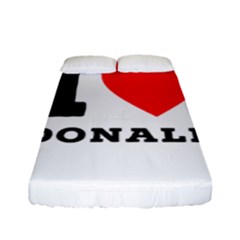 I Love Donald Fitted Sheet (full/ Double Size) by ilovewhateva