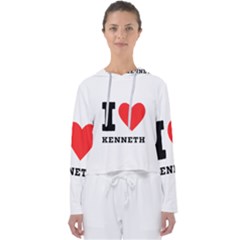 I Love Kenneth Women s Slouchy Sweat by ilovewhateva