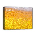 Texture Pattern Macro Glass Of Beer Foam White Yellow Bubble Deluxe Canvas 16  x 12  (Stretched)  View1