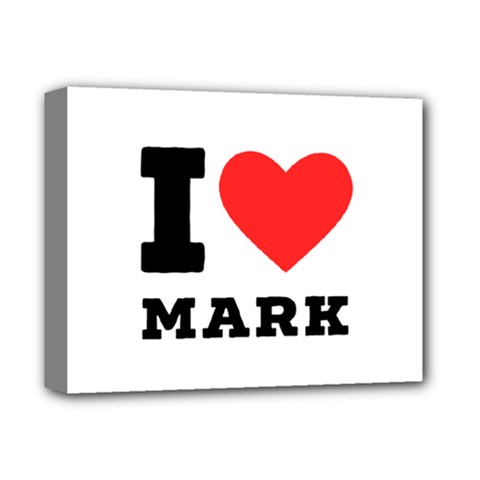 I Love Mark Deluxe Canvas 14  X 11  (stretched) by ilovewhateva