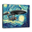 Star Trek Starship The Starry Night Van Gogh Deluxe Canvas 24  x 20  (Stretched) View1