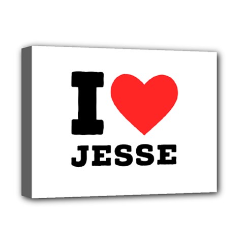 I Love Jesse Deluxe Canvas 16  X 12  (stretched)  by ilovewhateva