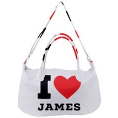 I Love James Removable Strap Handbag by ilovewhateva