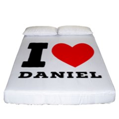 I Love Daniel Fitted Sheet (california King Size) by ilovewhateva