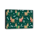 Cute Christmas Pattern Doodle Mini Canvas 6  x 4  (Stretched) View1