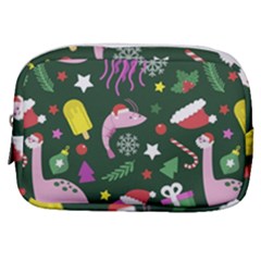 Colorful Funny Christmas Pattern Make Up Pouch (small) by Semog4