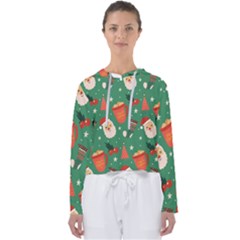Colorful Funny Christmas Pattern Women s Slouchy Sweat by Semog4