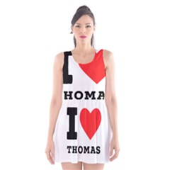 I Love Thomas Scoop Neck Skater Dress by ilovewhateva
