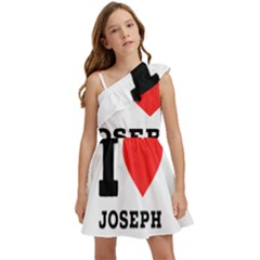I Love Joseph Kids  One Shoulder Party Dress by ilovewhateva