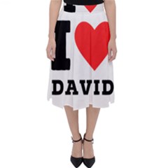 I Love David Classic Midi Skirt by ilovewhateva