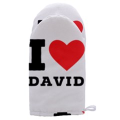 I Love David Microwave Oven Glove by ilovewhateva