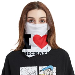 I Love Michael Face Covering Bandana (two Sides) by ilovewhateva