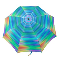 Wave Rainbow Bright Texture Folding Umbrellas by Semog4