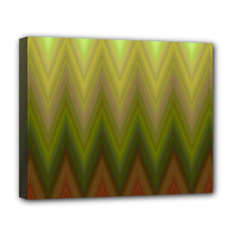 Zig Zag Chevron Classic Pattern Deluxe Canvas 20  X 16  (stretched) by Semog4