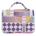 Abstract Shape Color Gradient Satchel Handbag View3