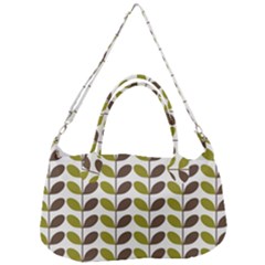 Leaf Plant Pattern Seamless Removable Strap Handbag by Semog4