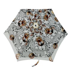 Gears Movement Machine Mini Folding Umbrellas by Semog4