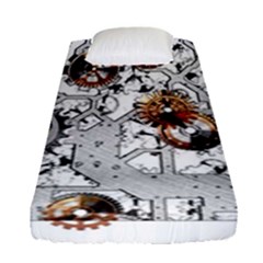 Gears Movement Machine Fitted Sheet (single Size) by Semog4
