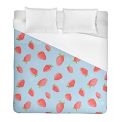 Strawberry Duvet Cover (full/ Double Size) by SychEva