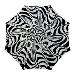 Animal Cute Pattern Art Zebra Golf Umbrellas by Amaryn4rt