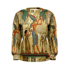 Egyptian Man Sun God Ra Amun Women s Sweatshirt by Celenk