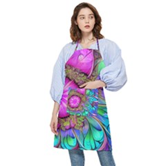 Abstract Art Psychedelic Experimental Pocket Apron by Uceng