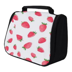 Strawberry Full Print Travel Pouch (small) by SychEva