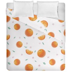 Oranges Duvet Cover Double Side (california King Size) by SychEva
